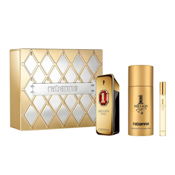 Set Nước Hoa Paco Rabanne 1 Million Royal 100ml + 10ml + Xịt Khử Mùi Chính Hãng (2)
